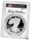 2022-S プルーフ シルバー イーグル アドバンス リリース PCGS PR70 ダムストラ サイン入り彫刻 SER2022-S PROOF SILVER EAGLE ADVANCED RELEASE PCGS PR70 DAMSTRA SIGNED-ENGRAVER SER(3)