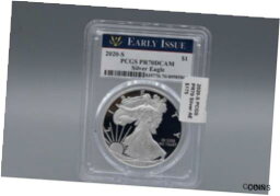 【極美品/品質保証書付】 アンティークコイン コイン 金貨 銀貨 [送料無料] 2020-S American Silver Eagle PCGS PR 70 DCAM