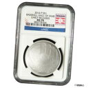 2014-P UNC $1 野球殿堂入り記念 シルバー NGC MS70 ER ブルーラベル2014-P UNC $1 Baseball Hall of Fame Silver Commemorative NGC MS70 ER Blue Label
