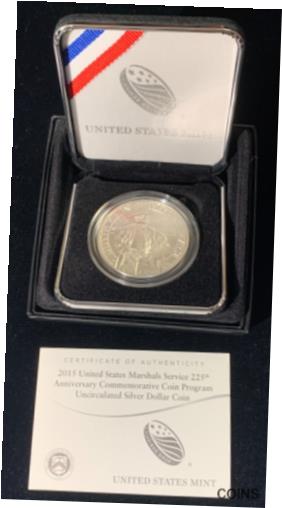 ڶ/ʼݾڽա ƥ    [̵] 2015 US Marshals Service 225th Commemorative Uncirculated Silver Dollar, BU UNC