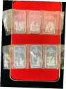 【極美品/品質保証書付】 アンティークコイン コイン 金貨 銀貨 送料無料 The Silver Mint The American Way Holly Hobbie Set of 6 20g Bars Sealed OG Box