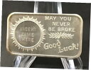  アンティークコイン 銀貨 1973 CRABTREE MINT COIN BAR “GOOD LUCK” 1 OZ .999 SILVER ART BAR - VERY RARE!!  #scf-wr-012243-1326