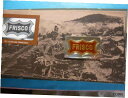  アンティークコイン コイン 金貨 銀貨  FRISCO ST LOUIS SAN FRAN RXR ENAMEL AMERICAN RAILROADS SILVER BAR RARE PAPERCARD