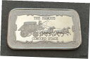 【極美品/品質保証書付】 アンティークコイン コイン 金貨 銀貨 送料無料 Vintage 1 oz Silver Concord Stage Coach Bar Mother Lode Mint .999 Silver Bar