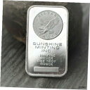 yɔi/iۏ؏tz AeB[NRC RC   [] Vintage Sunshine Minting Flying Eagle Design .999 Fine Silver 1 oz Bullion Bar!