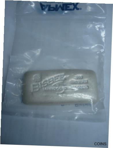  アンティークコイン コイン 金貨 銀貨  100 Gram Silver Bisbee Mining Co. Fine 999 Poured Cast Bar