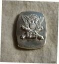 2021 Mutiny Metals Memorial Day 限定 米軍エンブレム 注がれたシルバーバー イグノット2021 Mutiny Metals Memorial Day Only US Military Emblem Poured Silver Bar Ignot