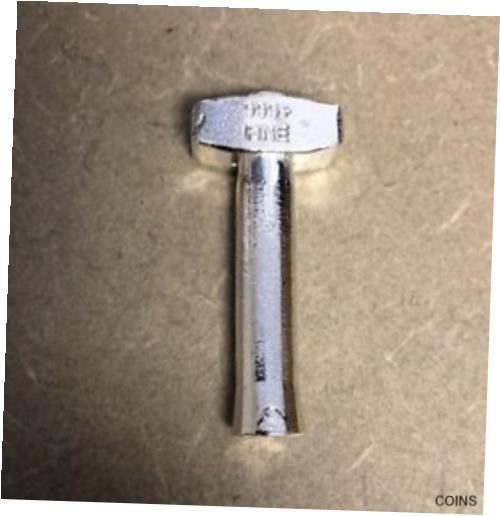 【極美品/品質保証書付】 アンティークコイン コイン 金貨 銀貨 送料無料 2 oz 999 Fine Silver Sledge Hammer by YPS - Yeager 039 s Poured Silver