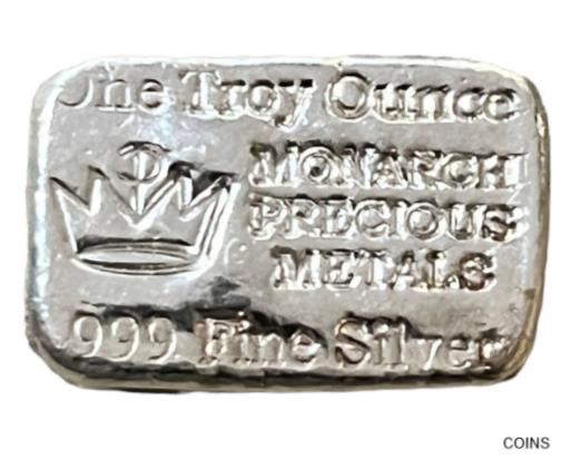 yɔi/iۏ؏tz AeB[NRC RC   [] Monarch Precious Metals 1 oz Silver Bar .999 Poured Silver