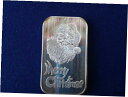 【極美品/品質保証書付】 アンティークコイン 銀貨 1983 SilverTowne Merry Christmas ST-18 Silver Art Bar P2063 [送料無料] #sof-wr-012254-838