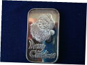 【極美品/品質保証書付】 アンティークコイン 銀貨 1987 SilverTowne Merry Christmas Santa ST-18V2 Variety Silver Art Bar P2090 [送料無料] #sof-wr-012254-901