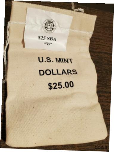 【極美品/品質保証書付】 アンティークコイン 硬貨 Susan Anthony Dollars - Uncirculated in Sealed $25 US Mint Bag 1999D Mint [送..