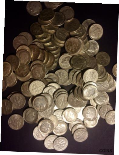 【極美品/品質保証書付】 アンティークコイン コイン 金貨 銀貨 送料無料 1 TROY POUND LB BAG DIMES 90 SILVER COINS U.S. MINTED NO JUNK PRE 1965 ONE