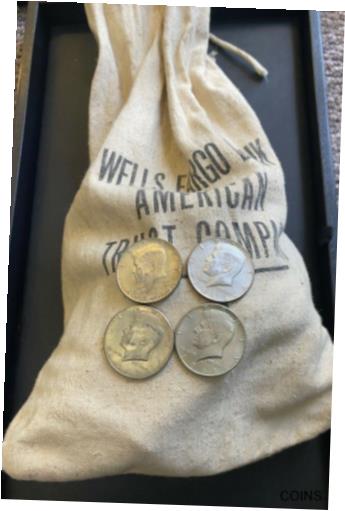 アンティークコイン コイン 金貨 銀貨  $100 Face Value Bag - 200 Coins - 40% Silver Kennedy Half Dollars (Circulated)