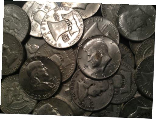 【極美品/品質保証書付】 アンティークコイン コイン 金貨 銀貨 [送料無料] 1+1/2 HALF POUND LB BAG Mixed U.S. Junk Silver Coin ALL 90% Silver Pre 1965 ONE1