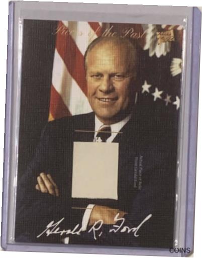 ڶ/ʼݾڽա ƥ    [̵] GERALD FORD RELIC COA CARD 2018 BAR PIECES OF THE PAST 38th U.S. PRESIDENT