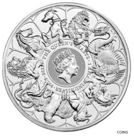  アンティークコイン コイン 金貨 銀貨  2021 Queen's Beasts 'COMPLETER' 1 Kilo Silver Bullion - New In Stock