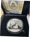 2015 中国 1kg キロ シルバー パンダ BU 300 元中国コイン 箱と COA 付き2015 China 1kg Kilo Silver Panda ...