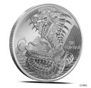 ワールド オブ ドラゴンズ 1 オンス .999 シルバー エジプト シルバー ラウンド メダル カプセル入りWorld of Dragons 1 oz .99...
