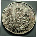 【極美品/品質保証書付】 アンティークコイン 銀貨 1 Oz 999 Silver Round 1985 SANTA MERRY CHRISTMAS FOR SOMEONE SPECIAL VINTAGE [送料無料] #sof-wr-012272-2132