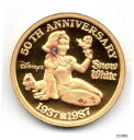 【極美品/品質保証書付】 アンティークコイン 金貨 Disney Rarities Mint 1 oz 999 Gold SNOW WHITE [送料無料] #gof-wr-012272-2156