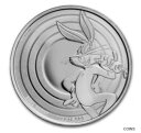 バッグス・バニー ルーニー・テューンズ 2022 サモア 1 オンス .999 シルバー BU カプセル入りBugs Bunny Looney Tunes 2022 Samoa 1 oz .999 silver BU in capsule