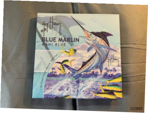 ڶ/ʼݾڽա ƥ    [̵] 2015 Guy Harvey BLUE MARLIN 1 Oz Proof Silver Round Number 209 of 1500 FREE SHIP