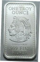 1 オンス 999 シルバー バー アステカ マヤ カレンダー コレクターズ バー 地金 レア。リザーブなし1 Oz 999 Silver Bar Aztec Mayan Calendar Collectible Bar Bullion Rare.No Reserve