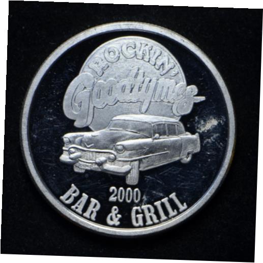 ڶ/ʼݾڽա ƥ    [̵] 2000 Rockin' Good Tymes Bar &Grill 1-oz .999 Silver Round scratched surface