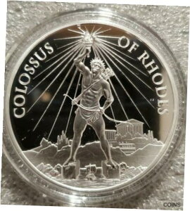 1 オンス .999 シルバー 古代世界の七不思議 #1 ロードス島の巨像 新シリーズ1 oz .999 Silver 7 wonders of the ancient world #1 Colossus of Rhodes new series