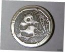 竹を食べるパンダ ベア 1 オンス 0.999 ファイン シルバー ラウンド (7521)Panda Bear Eating Bamboo 1 oz .999 Fine Silver Round (7521)