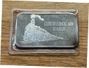  アンティークコイン コイン 金貨 銀貨  1oz .999 Fine Silver 1974 Commerce on Rails Mark IV Silver Art Bar | Some Toning