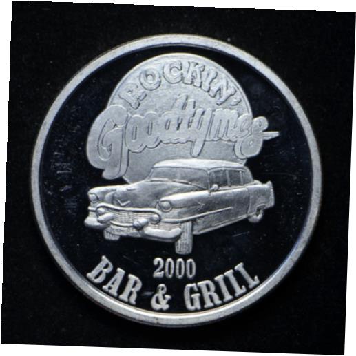ڶ/ʼݾڽա ƥ    [̵] 2000 Rockin' Good Tymes Bar &Grill 1-oz .999 Silver Round (slb2165)