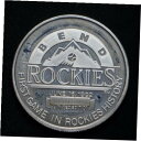 【極美品/品質保証書付】 アンティークコイン コイン 金貨 銀貨 送料無料 1992 Bend Rockies First Game in Rockies History 1-oz .999 Silver Round (bb8472)