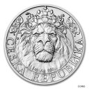 2022 ニウエ チェコ ライオン コイン 1 オンス 0.999 シルバー BU (反転)2022 Niue Czech Lion Coin 1 oz .999 Silver BU in flip(3)