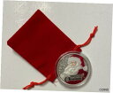 【極美品/品質保証書付】 アンティークコイン コイン 金貨 銀貨 [送料無料] 2020 SANTA CLAUS MERRY CHRISTMAS (1-OUNCE) COIN IN CAPSULE & RED SANTA SACK