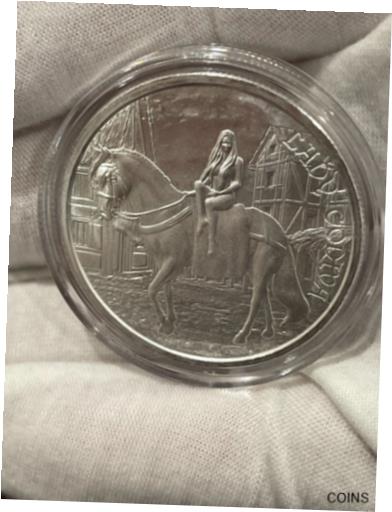 ڶ/ʼݾڽա ƥ    [̵] 1 oz .999 silver coin Medieval Legends Lady Godiva 3rd in series New IN CAPSULE