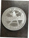 Take Me Out to the Ball Game 野球 1オンス シルバー ラウンド コインTake Me Out to the Ball Game Baseball 1 oz Silver Round Coin