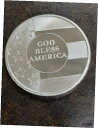 God Bless America 星条旗 1 オンス シルバー ラウンド コインGod Bless America Stars and Stripes Flag 1 oz Silver Round Coin