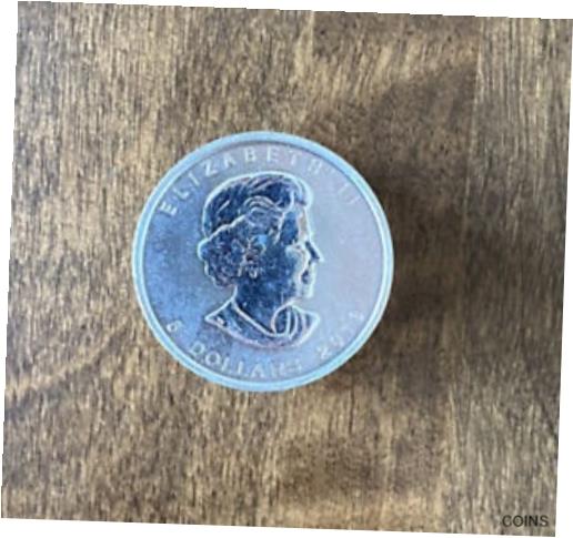 【極美品/品質保証書付】 アンティークコイン コイン 金貨 銀貨 送料無料 Lot of 10 2013 Canadian Maple Leaf Coin 1 Oz Silver 5 Dollars Queen Elizabeth II