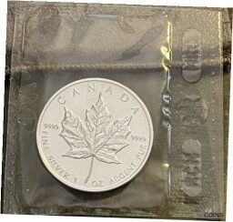 【極美品/品質保証書付】 アンティークコイン コイン 金貨 銀貨 [送料無料] 2002 $5 Canadian Maple Leaf BU Still Mint Sealed .9999 Silver