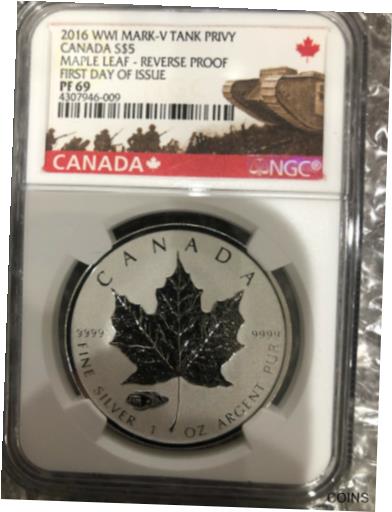 2016 ʥ켡 Mark-V  ץ饤١  NGC PF69 .9999 ե С LOC1201...