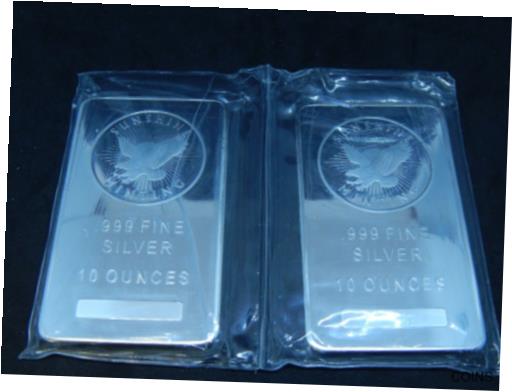 yɔi/iۏ؏tz AeB[NRC RC   [] Sunshine Mint .999 Fine Silver 10 oz bars (two bars)