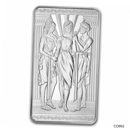  アンティークコイン コイン 金貨 銀貨  10 oz Silver Bar - The Royal Mint Three Graces - SKU#253806