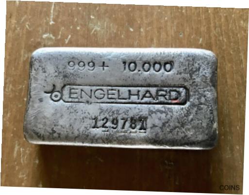 yɔi/iۏ؏tz AeB[NRC RC   [] Very Rare Engelhard Old Pour Vintage 10oz -150mitage silver thinfont bar Variety