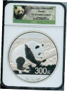2016 中国 1 キロ シルバー パンダ 300 元コイン NGC PF 70 ウルトラ カメオ (DFP #29 2/22)2016 China 1 Kil...