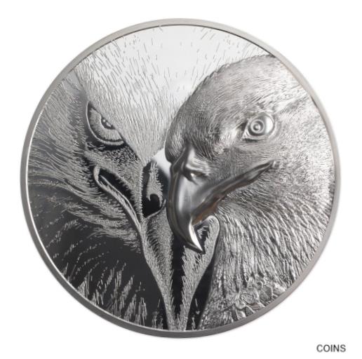  アンティークコイン 銀貨 2021 Mongolia 1 Kilo Silver Majestic Eagle Smartminting Proof Coin  #scf-wr-012279-536