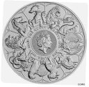  アンティークコイン コイン 金貨 銀貨  2022 Great Britain Silver Queen's Beasts Completer ?10 - 10 oz - BU Encapsulated