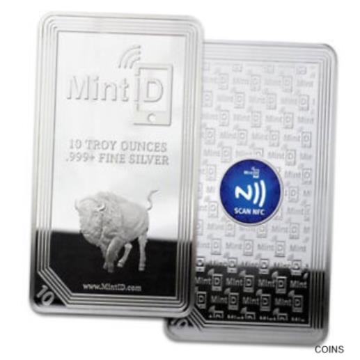  アンティークコイン コイン 金貨 銀貨  Mint D 10 ozt 999 Silver Bar. Item Sig tested (SKU: A3J7)