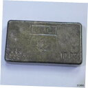 yɔi/iۏ؏tz AeB[NRC RC   [] Vintage 1960's JMC Johnson Matthey Canada Maple Leaf 10oz Silver Poured Bar